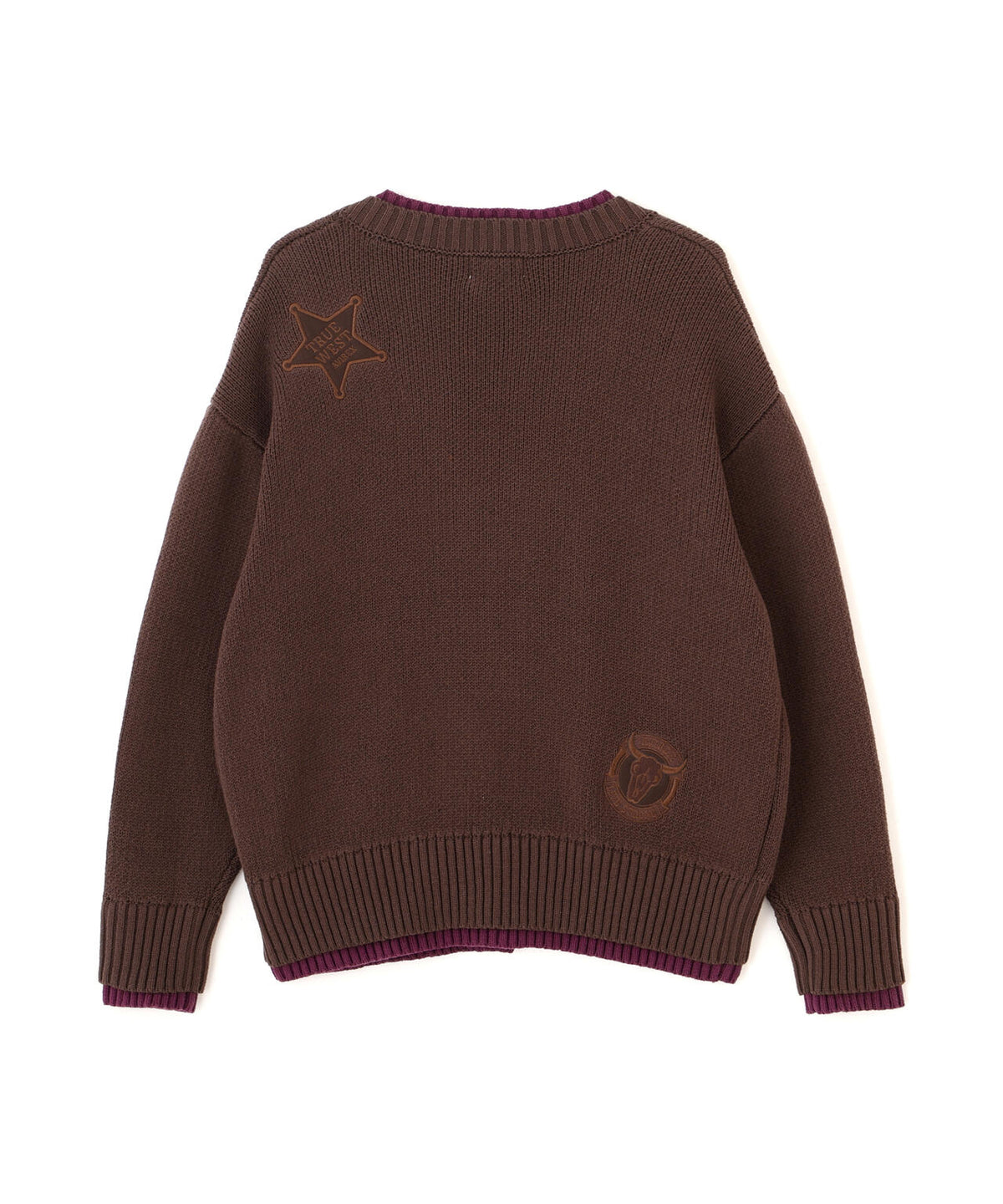 《直営店限定》COWBOY PATCH KNIT CARDIGAN