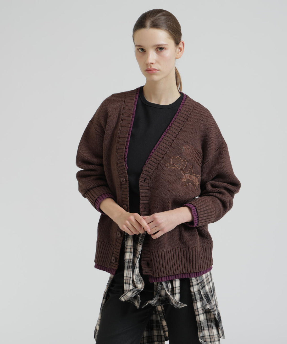 《直営店限定》COWBOY PATCH KNIT CARDIGAN