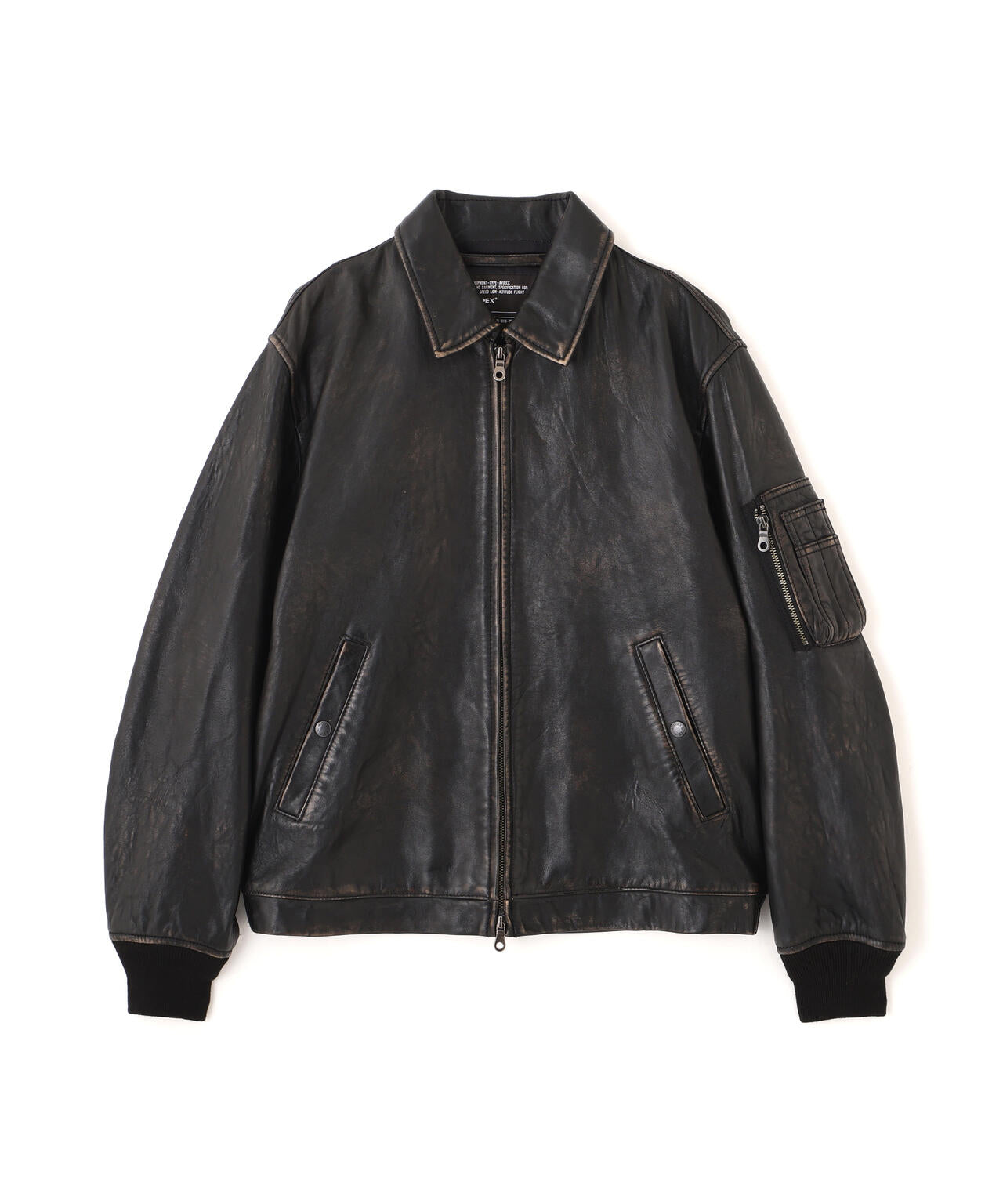 《NAVAL COLLECTION》LEATHER JACKET”FLY FOR NAVY”