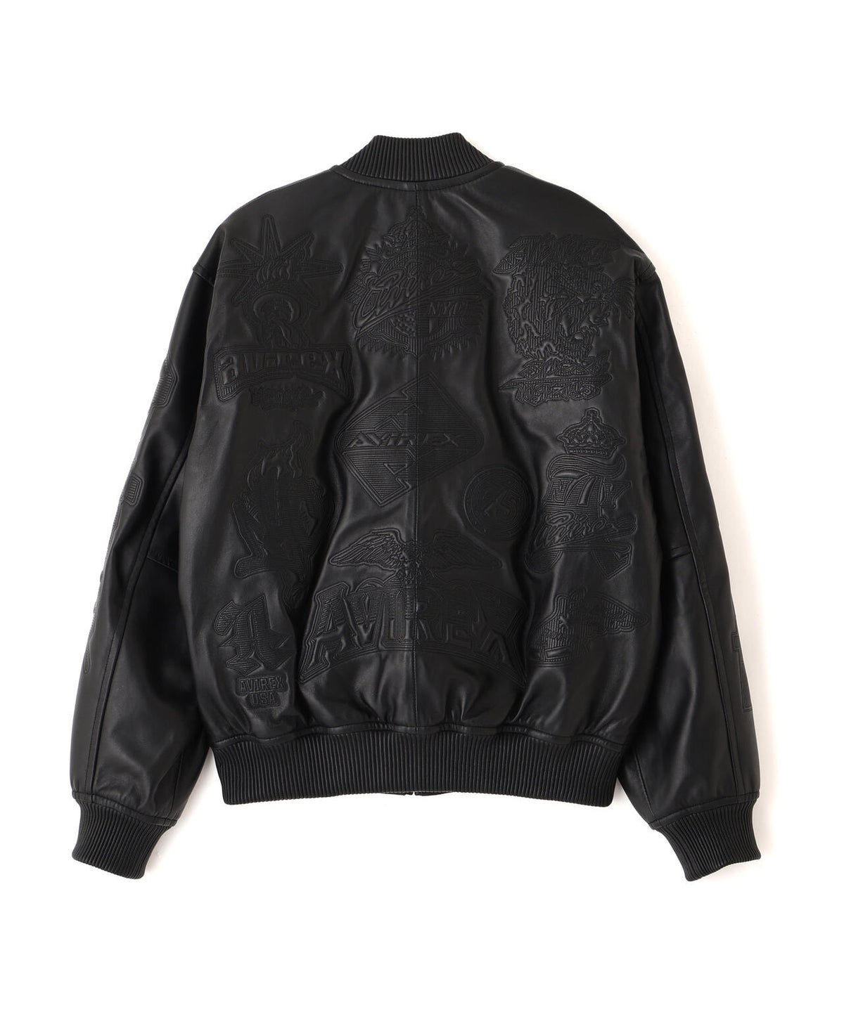 VARSITY ARCHIVE GRAPHIC LEATHER JACKET
