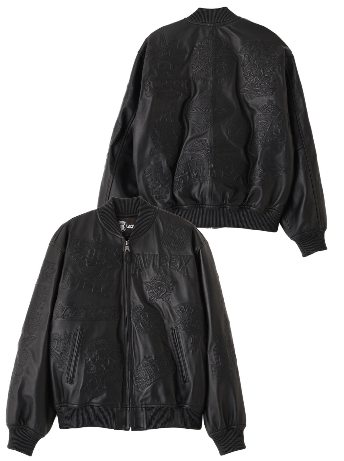 VARSITY ARCHIVE GRAPHIC LEATHER JACKET