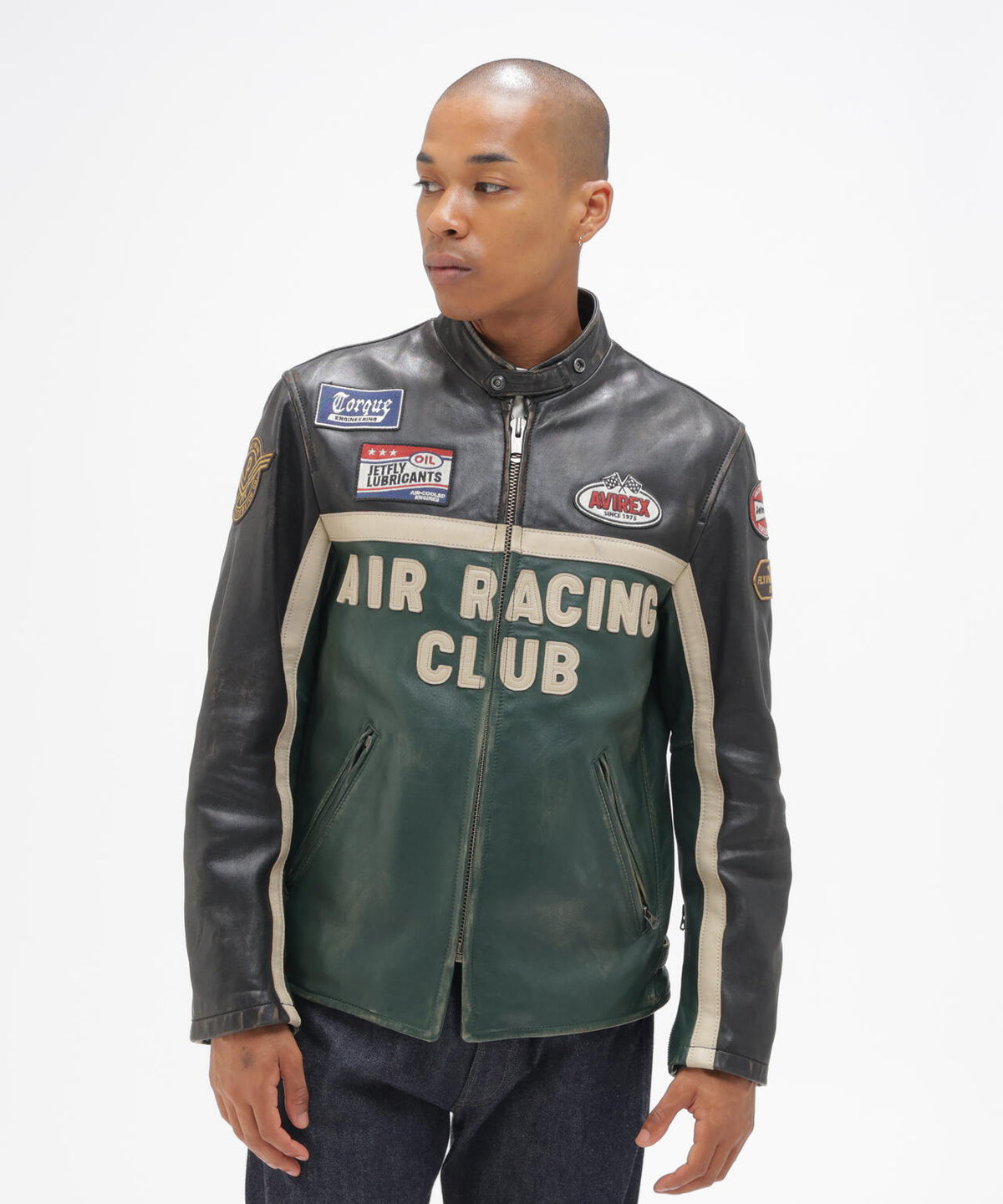 《A.A.R.C》WAPPEN LEATHER JACKET