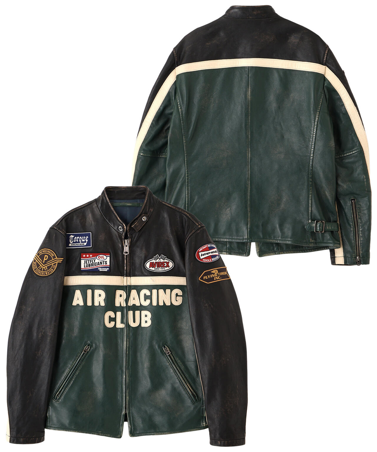 《A.A.R.C》WAPPEN LEATHER JACKET