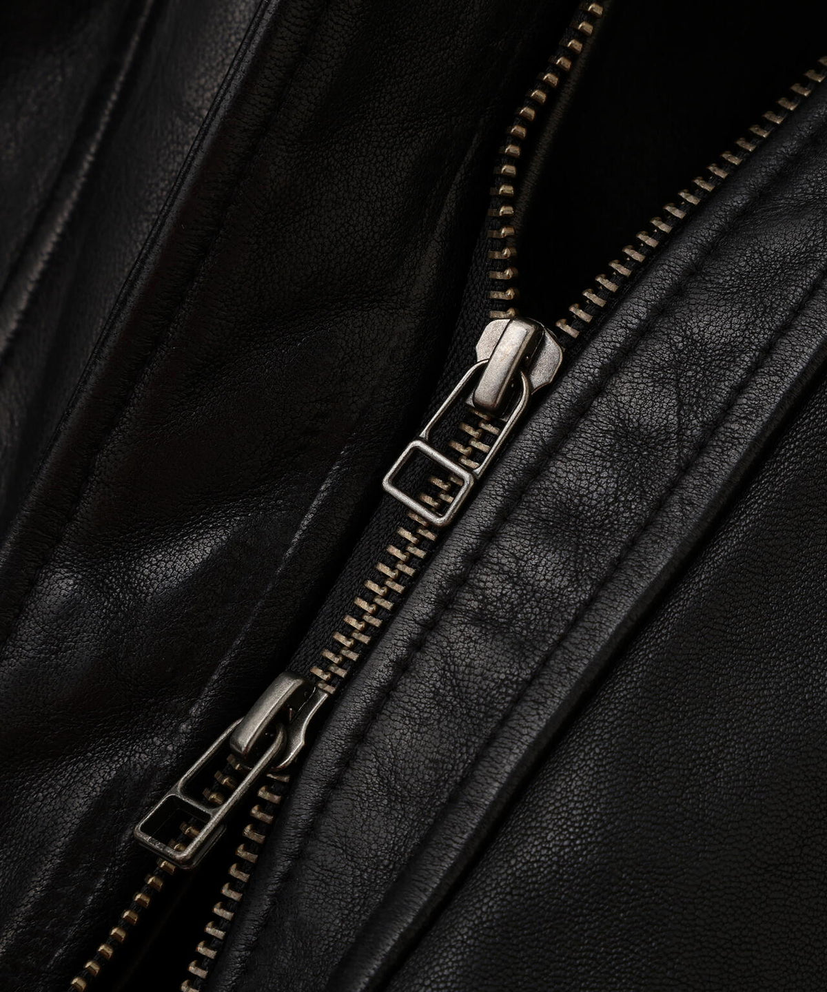 《WOMAN》SHEEP HOOD LEATHER JACKET