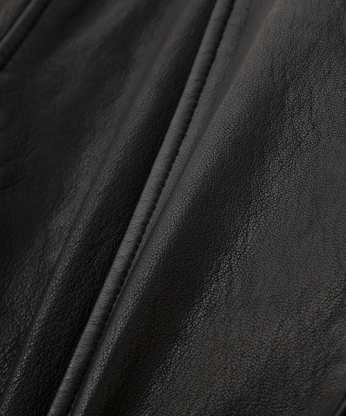 《WOMAN》SHEEP HOOD LEATHER JACKET