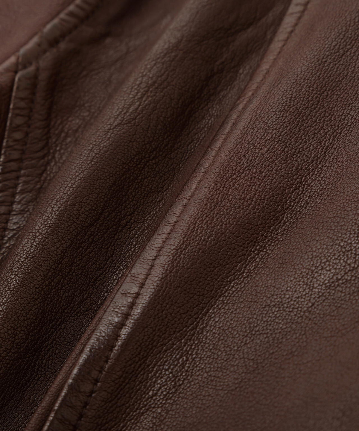 《WOMAN》SHEEP HOOD LEATHER JACKET