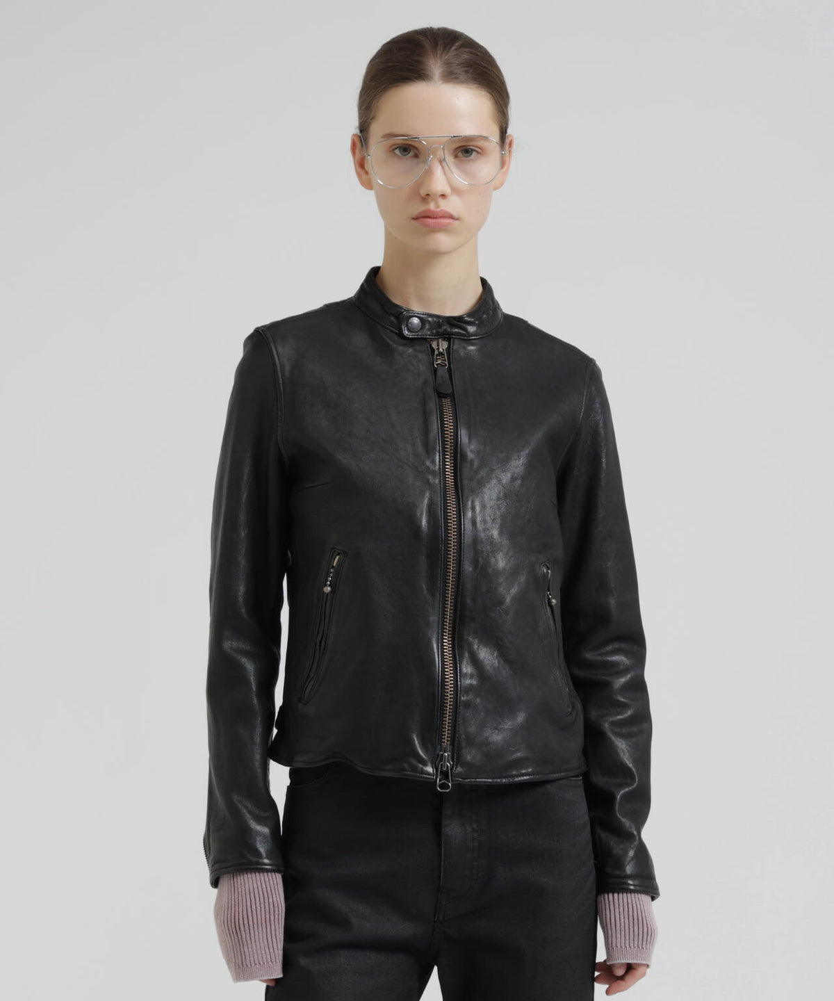 《WOMAN》SINGLE RIDERS LEATHER JACKET
