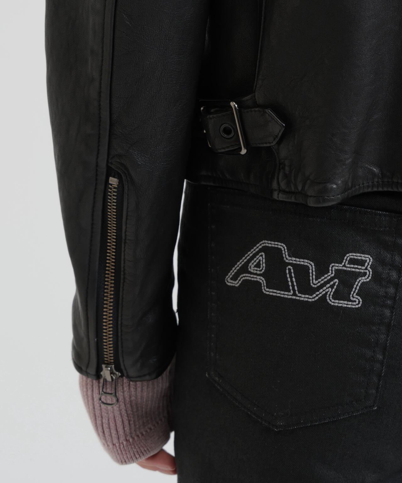 《WOMAN》SINGLE RIDERS LEATHER JACKET