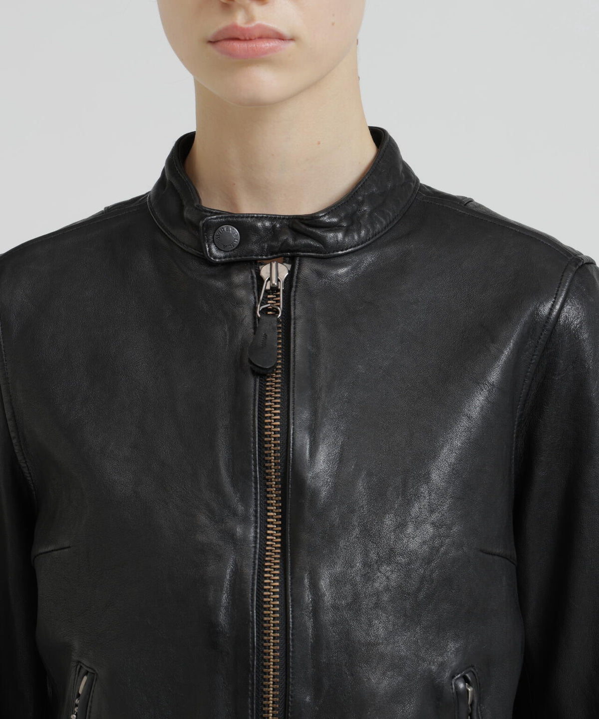 《WOMAN》SINGLE RIDERS LEATHER JACKET