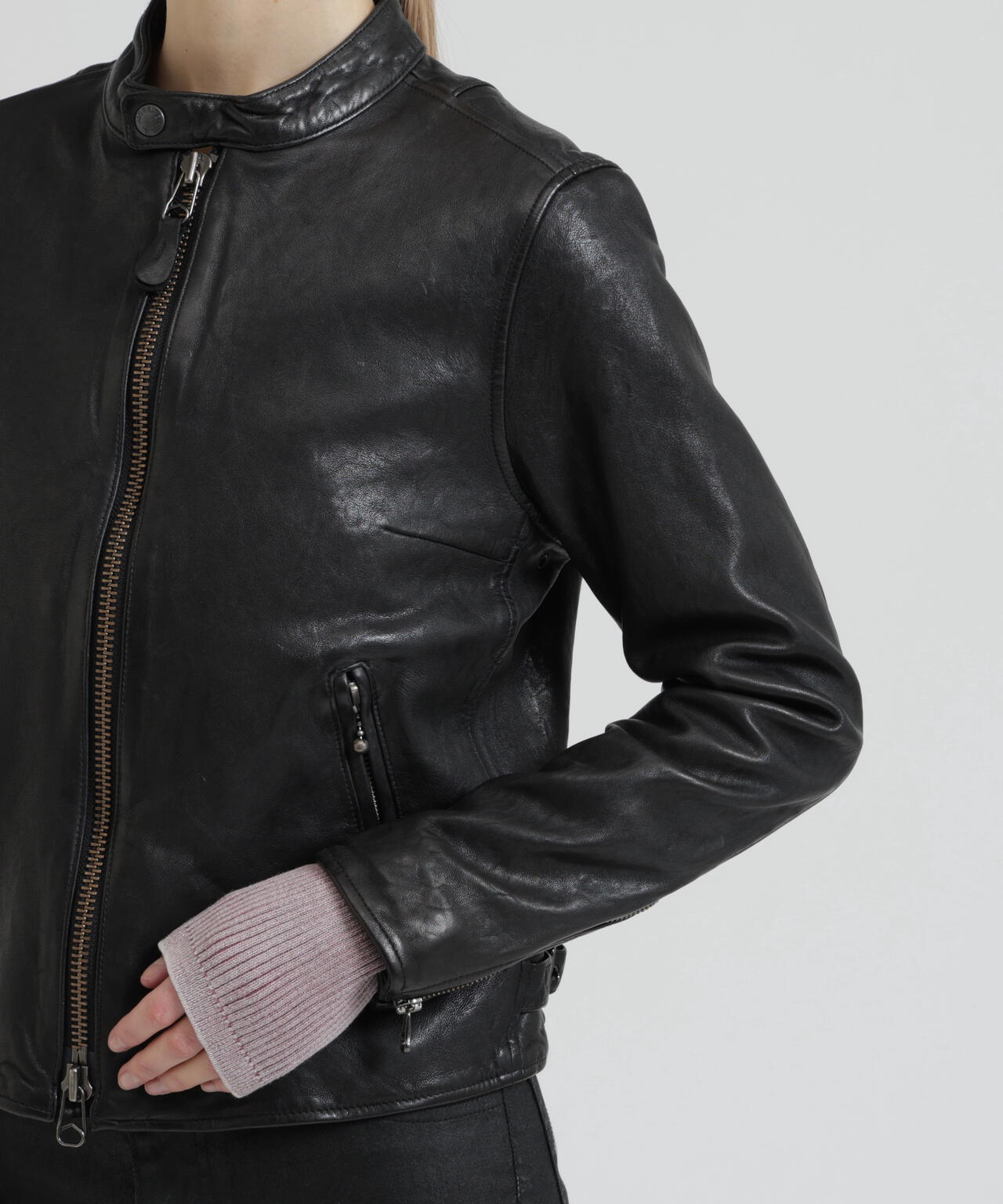 《WOMAN》SINGLE RIDERS LEATHER JACKET