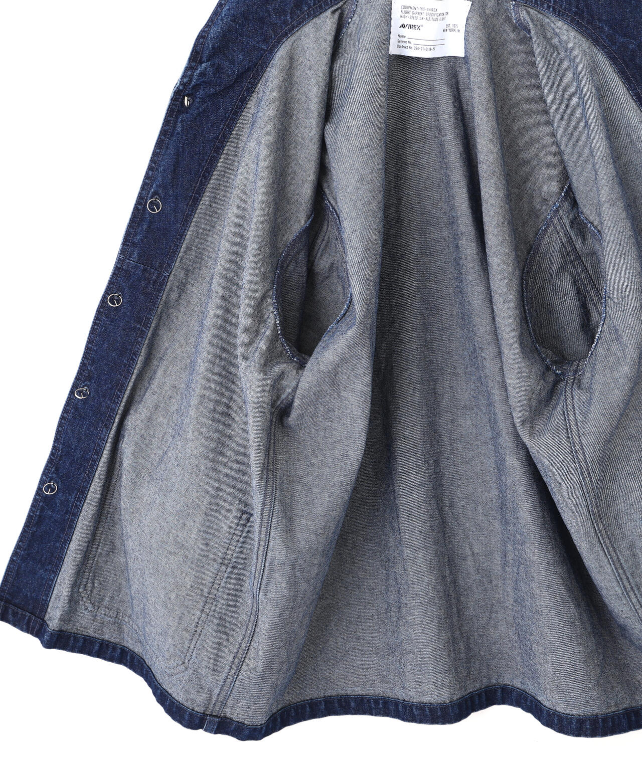 《NAVAL COLLECTION》M-43 DENIM SHAWL COLLAR JACKET