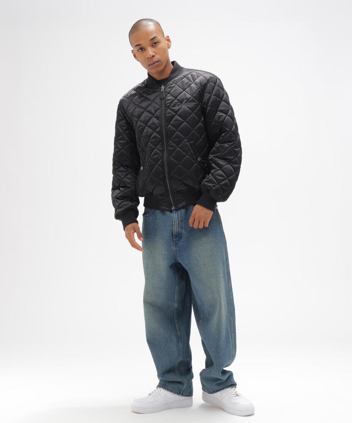 REVERSIBLE QUILTED VARSITY JACKET