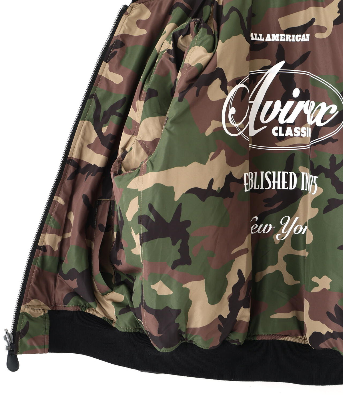 REVERSIBLE QUILTED VARSITY JACKET