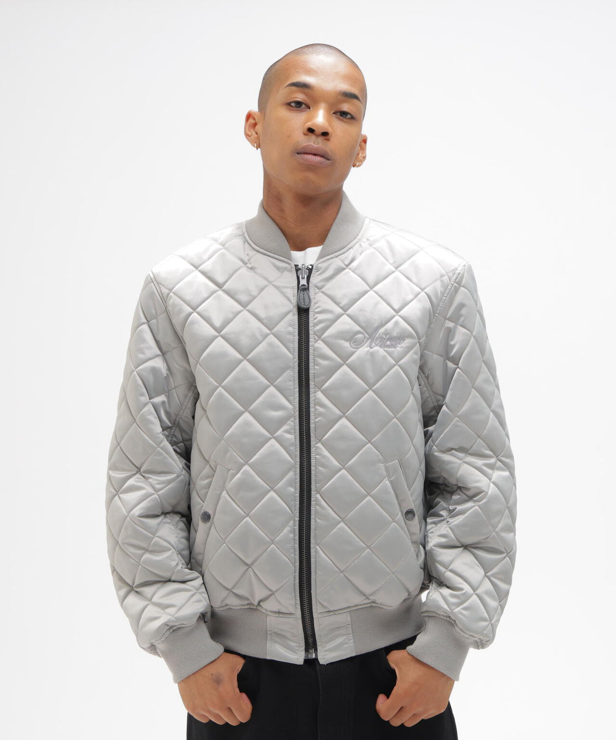 REVERSIBLE QUILTED VARSITY JACKET