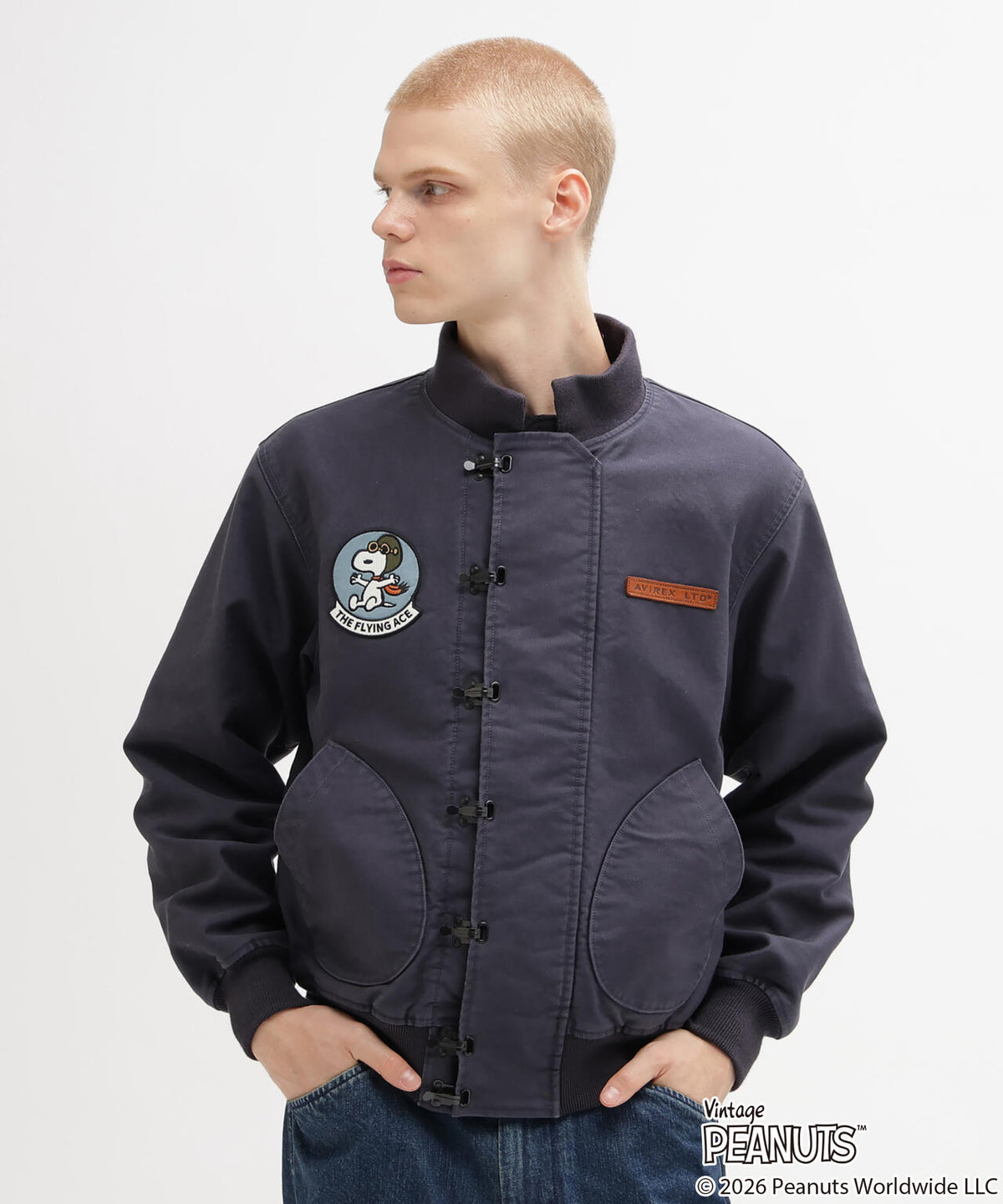 《AVIREX × PEANUTS》DECK JACKET ”FLYING ACE”