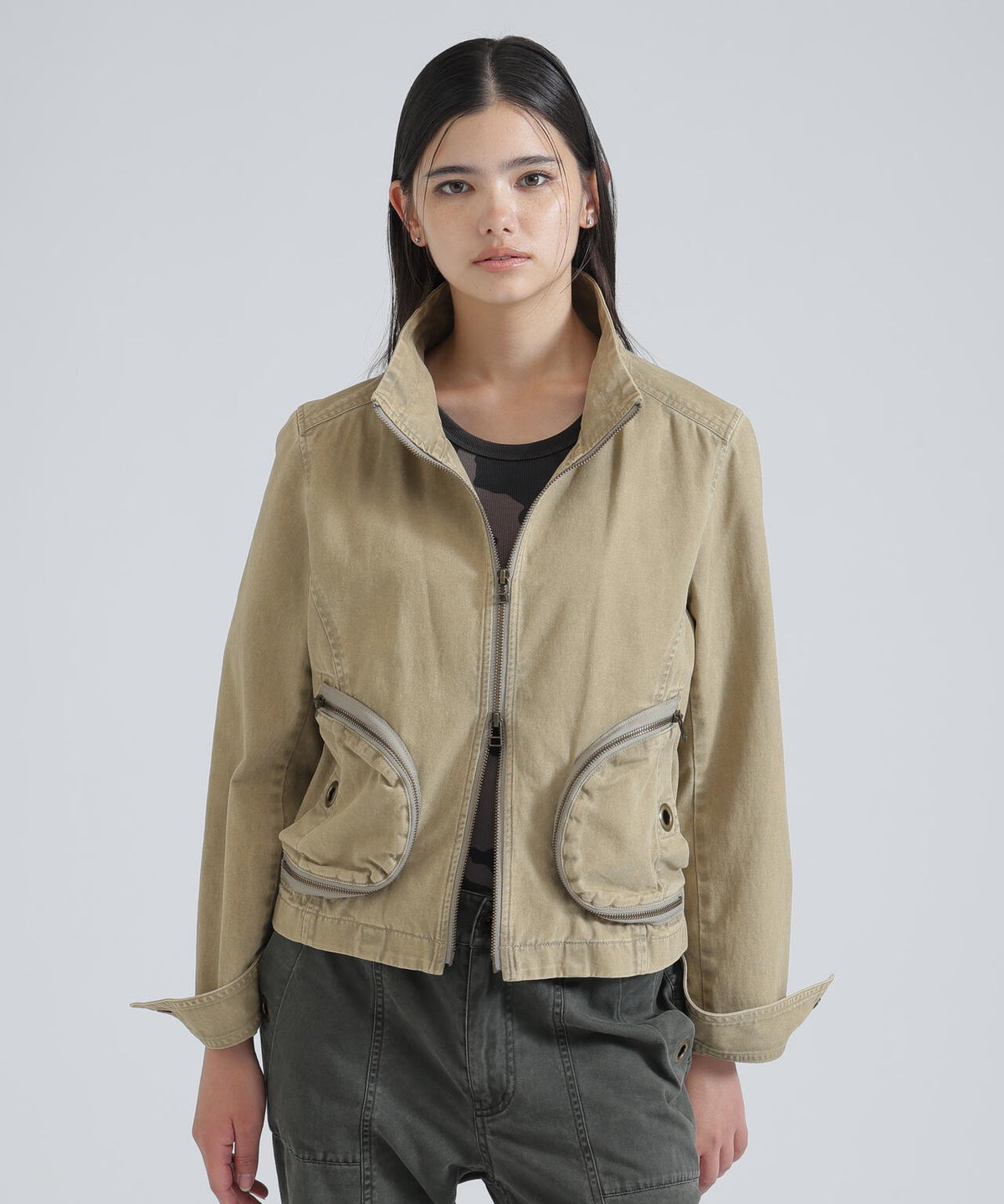 《NAVAL COLLECTION》POCKET ZIP DETAILE JACKET