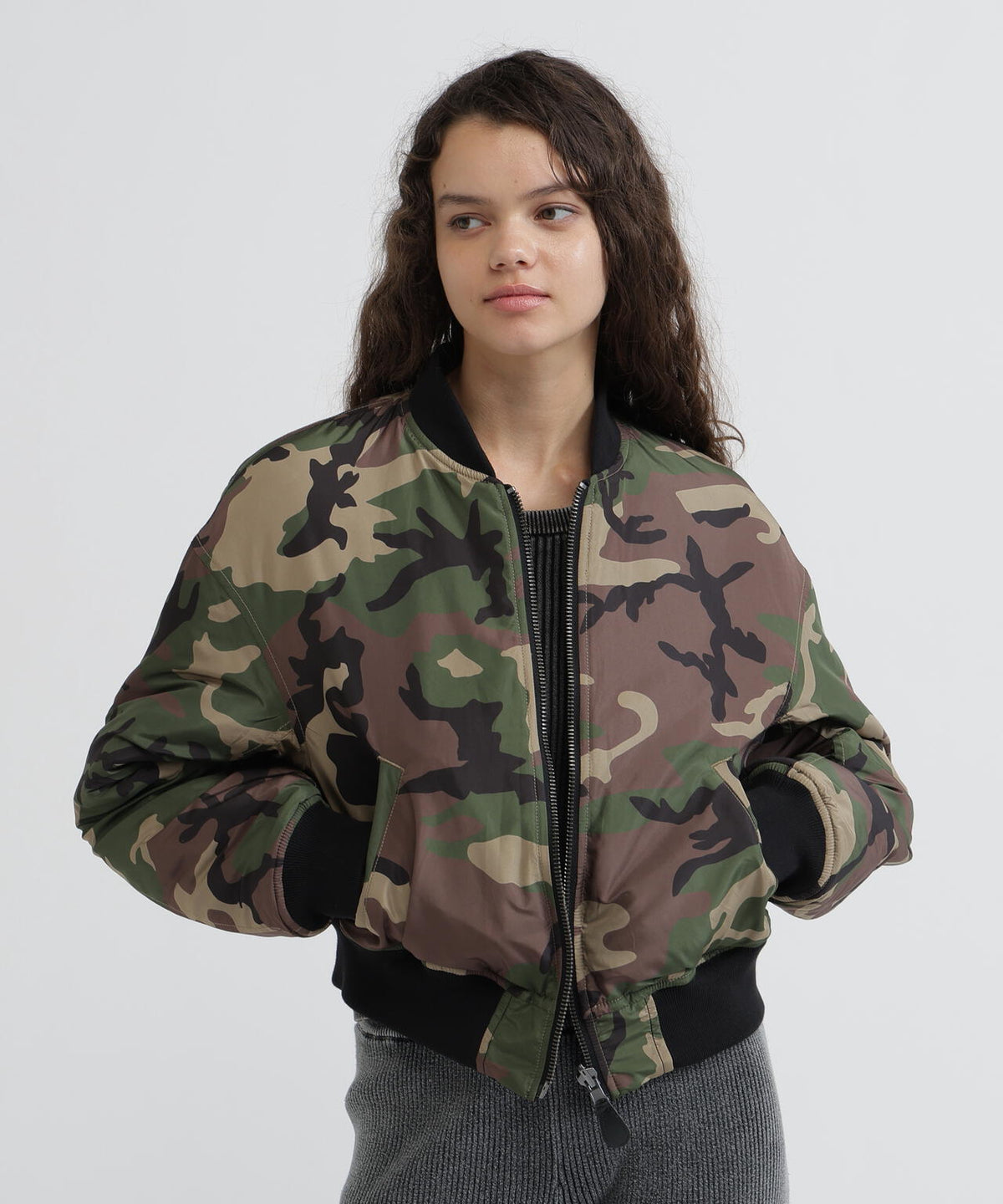 REVERSIBLE QUILTED VARSITY JACKET