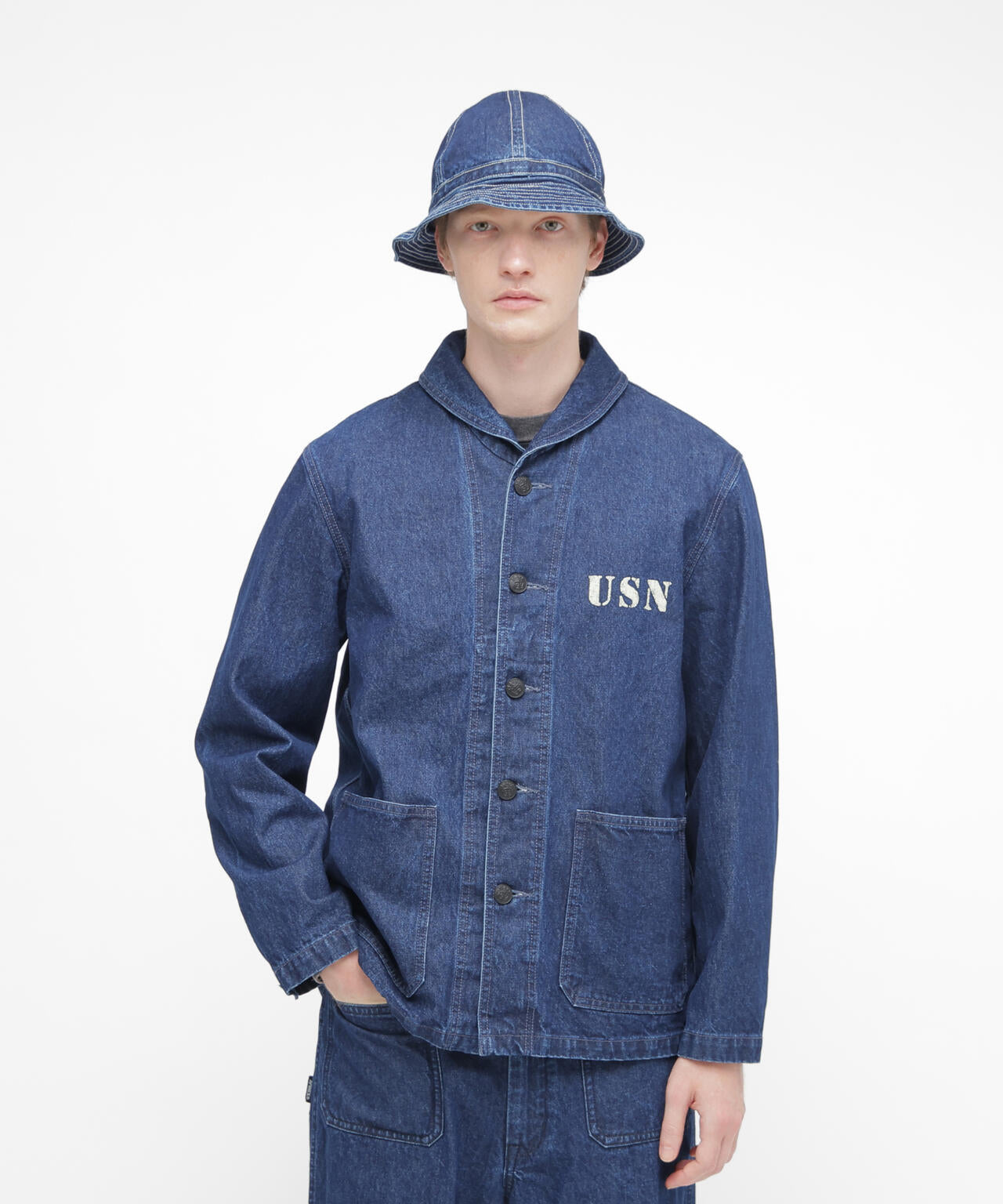 《NAVAL COLLECTION》U.S.NAVY DENIM HAT