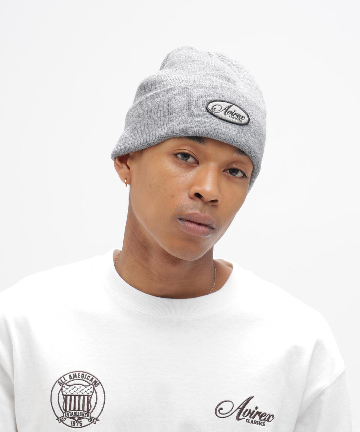 AX EX VARSITY OVALLOGO KNITWAT
