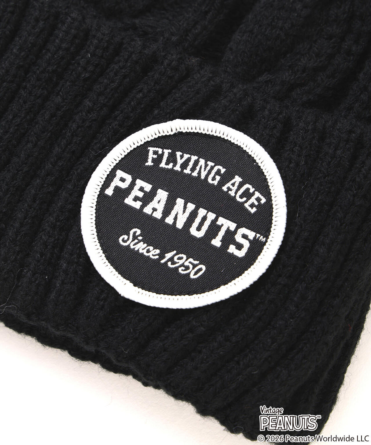 《AVIREX × PEANUTS》CABLE KNIT CAP