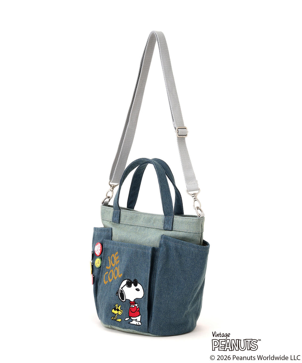 《AVIREX×PEANUTS》JOE COOL DENIM MINI TOTE BAG