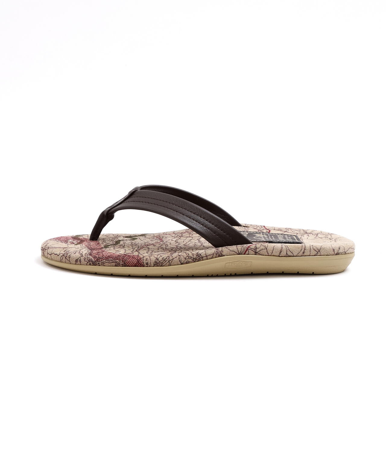 《AVIREX×ISLAND SLIPPER》MAP PATTERN TONG SANDAL