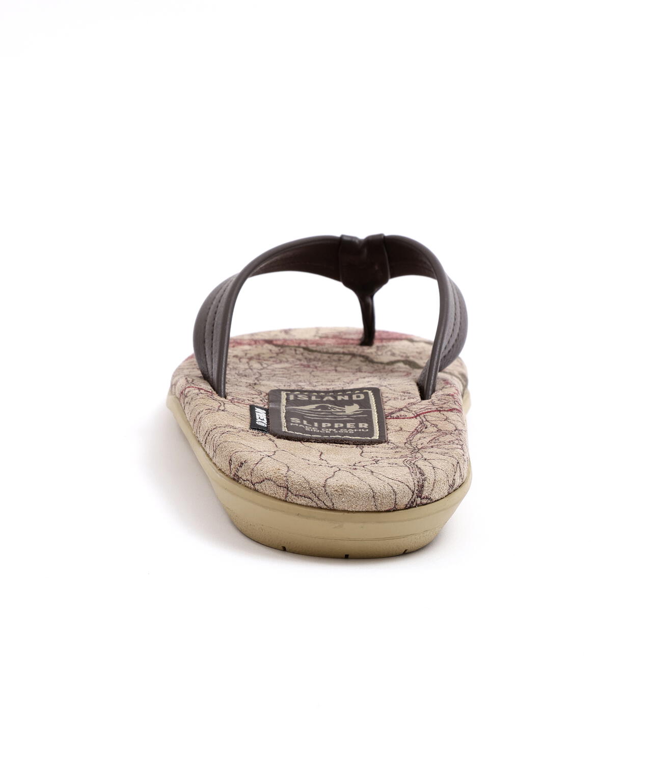 《AVIREX×ISLAND SLIPPER》MAP PATTERN TONG SANDAL