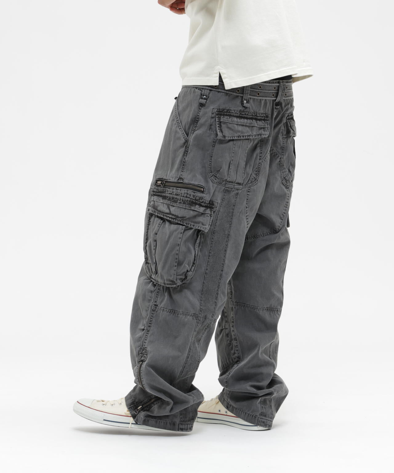 PIGMENT TAPING CARGO PANTS