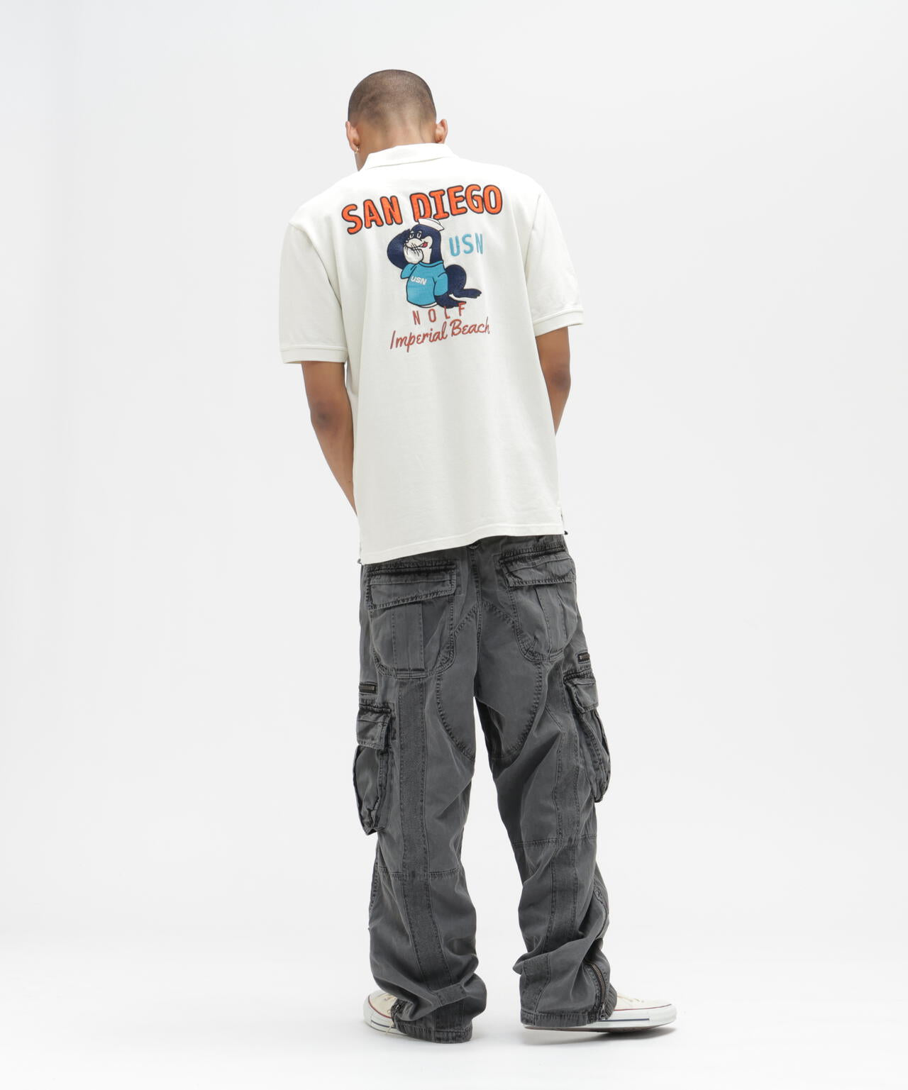 PIGMENT TAPING CARGO PANTS