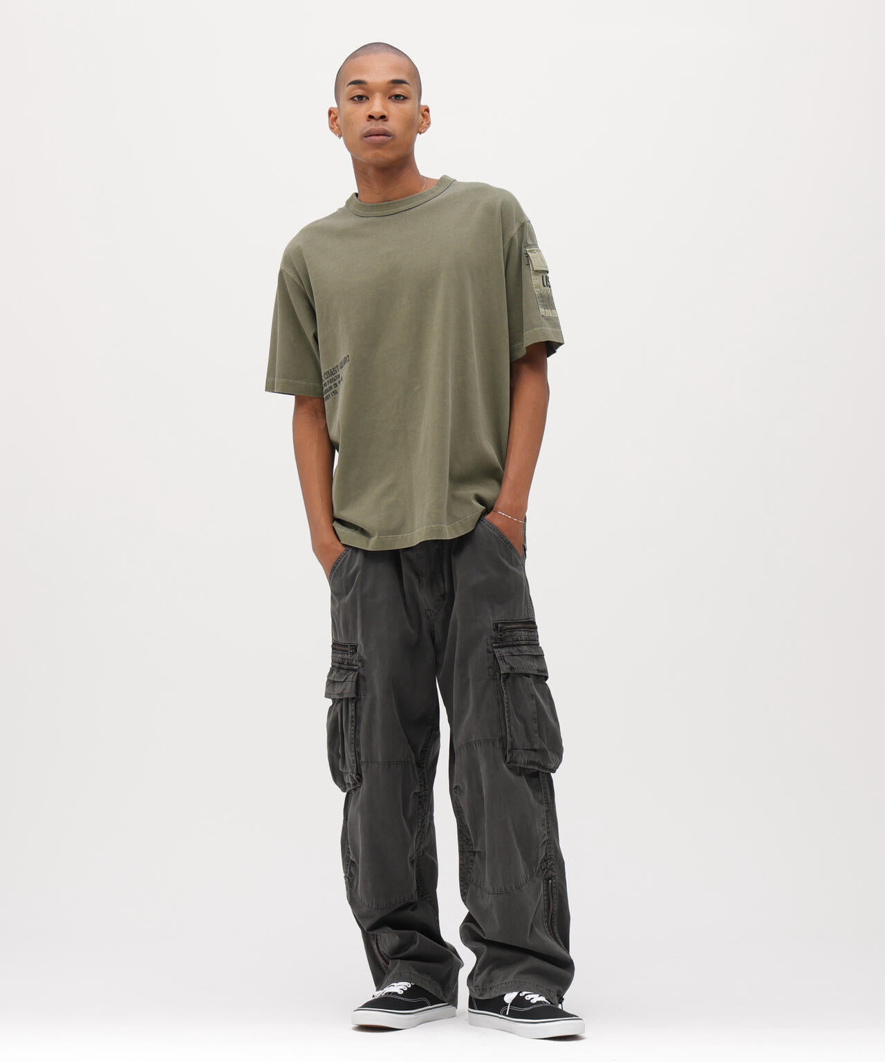 PIGMENT TAPING CARGO PANTS