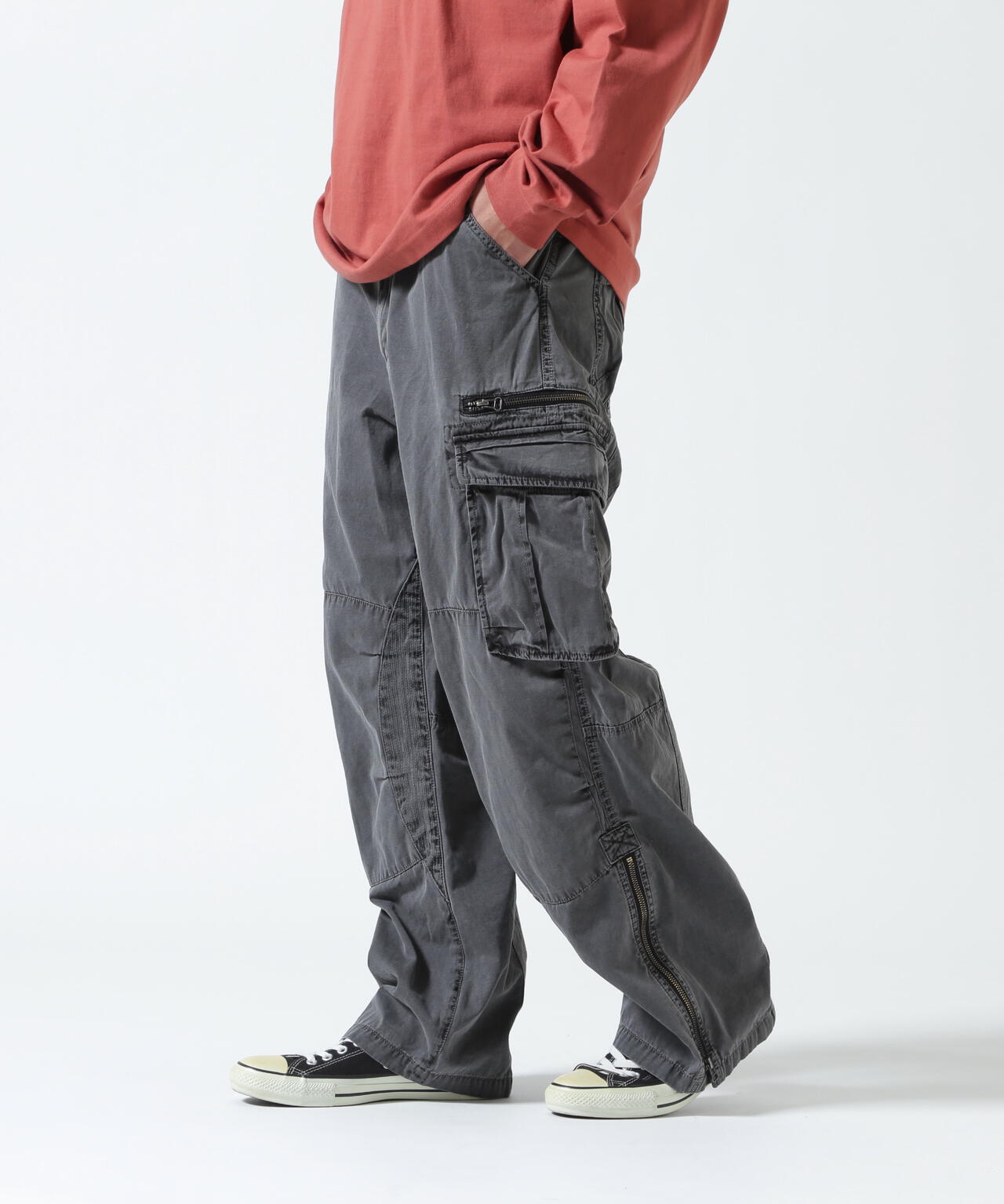PIGMENT TAPING CARGO PANTS