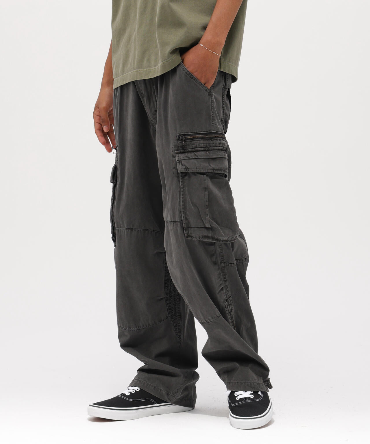 PIGMENT TAPING CARGO PANTS