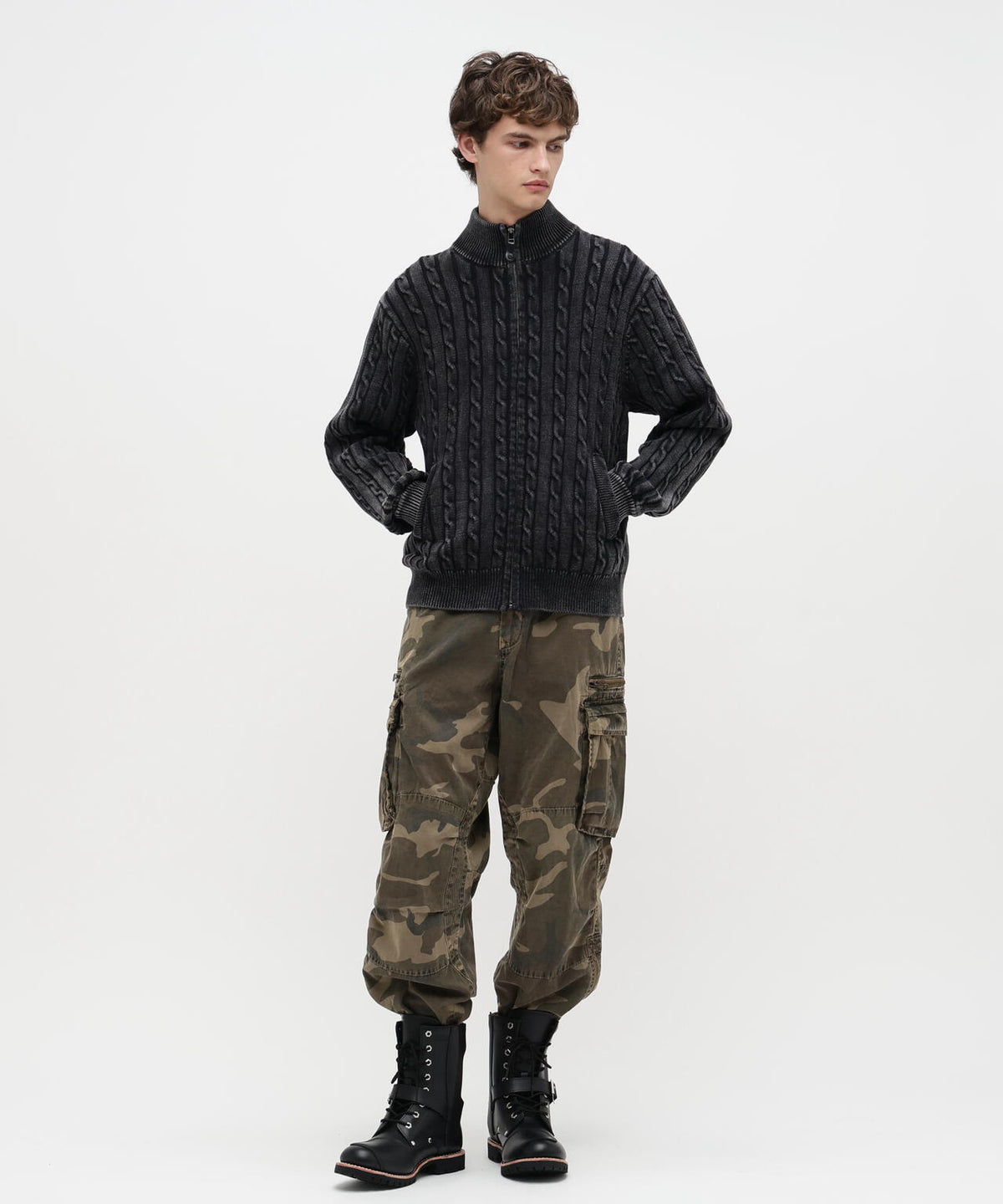PIGMENT TAPING CARGO PANTS