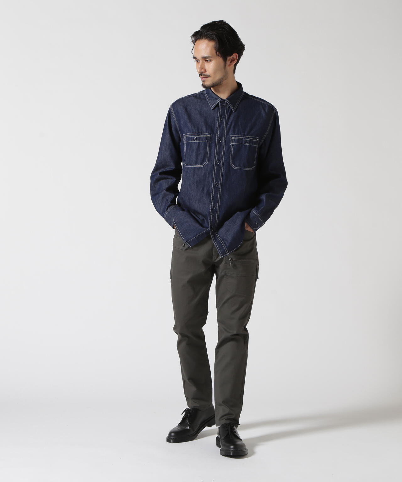 STRETCH DOBBY 8-POCKET PANT