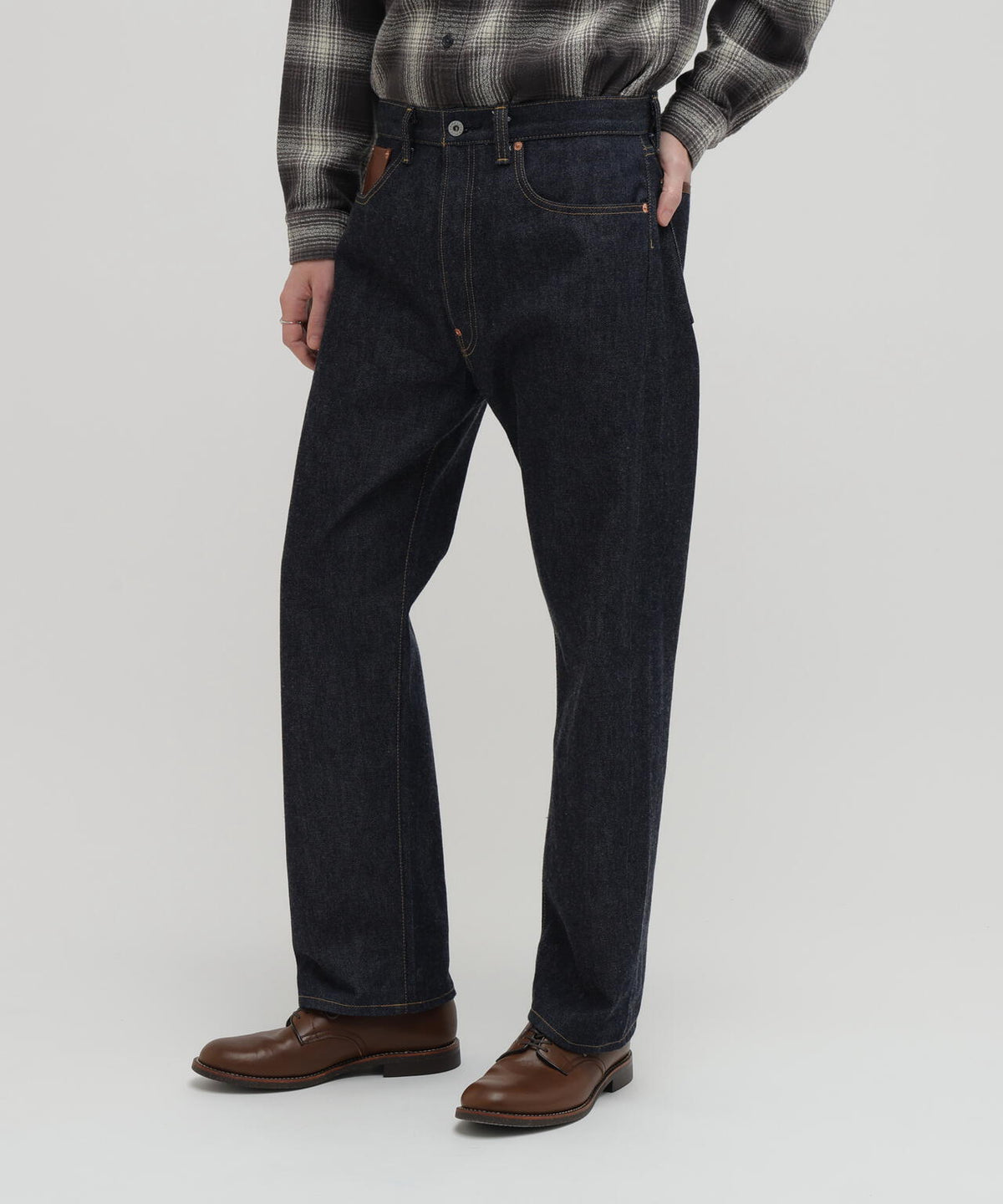 AVIREX HERITAGE DENIM Type-1 PANTS ”LEATHER”