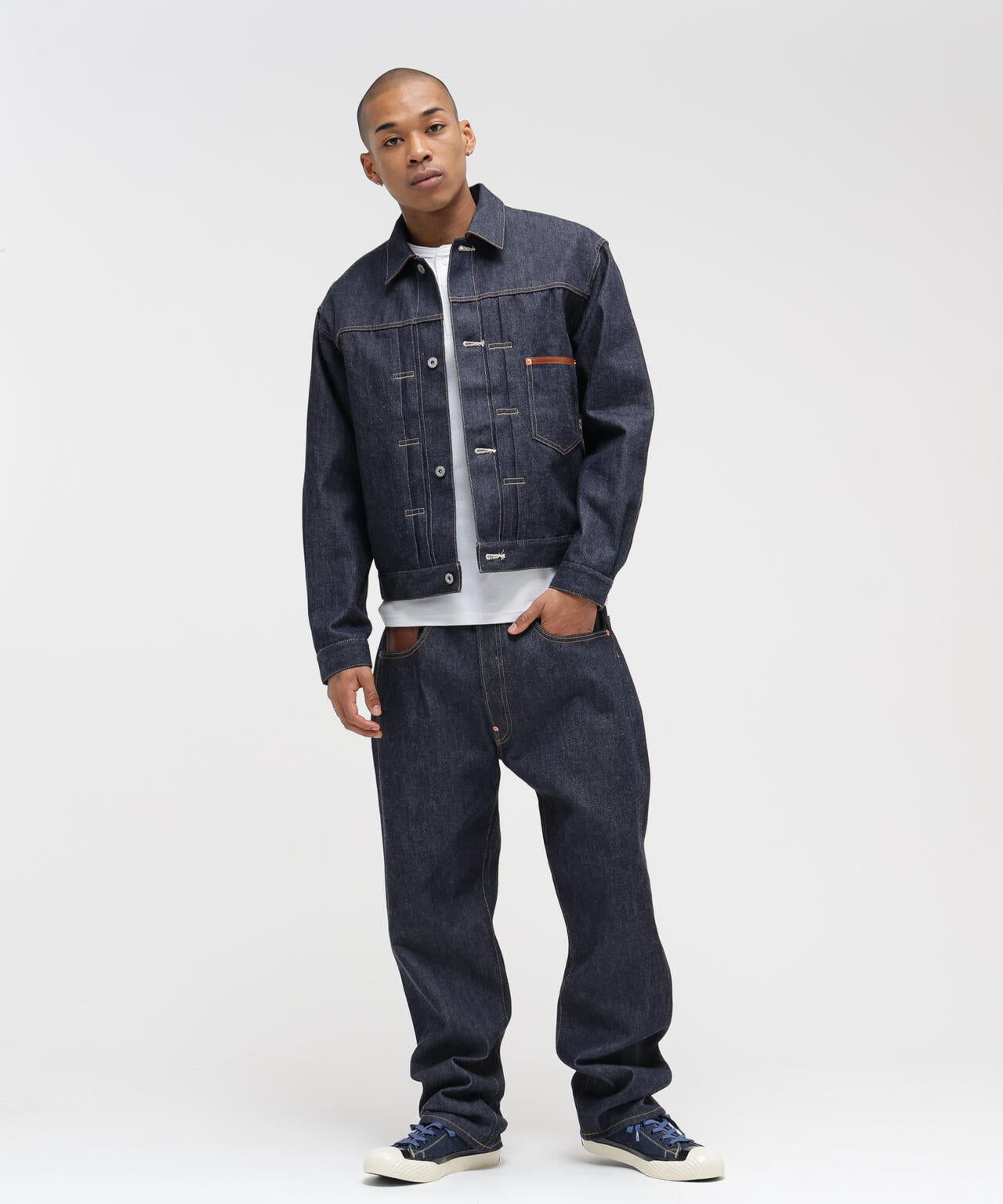 AVIREX HERITAGE DENIM Type-1 PANTS ”LEATHER”
