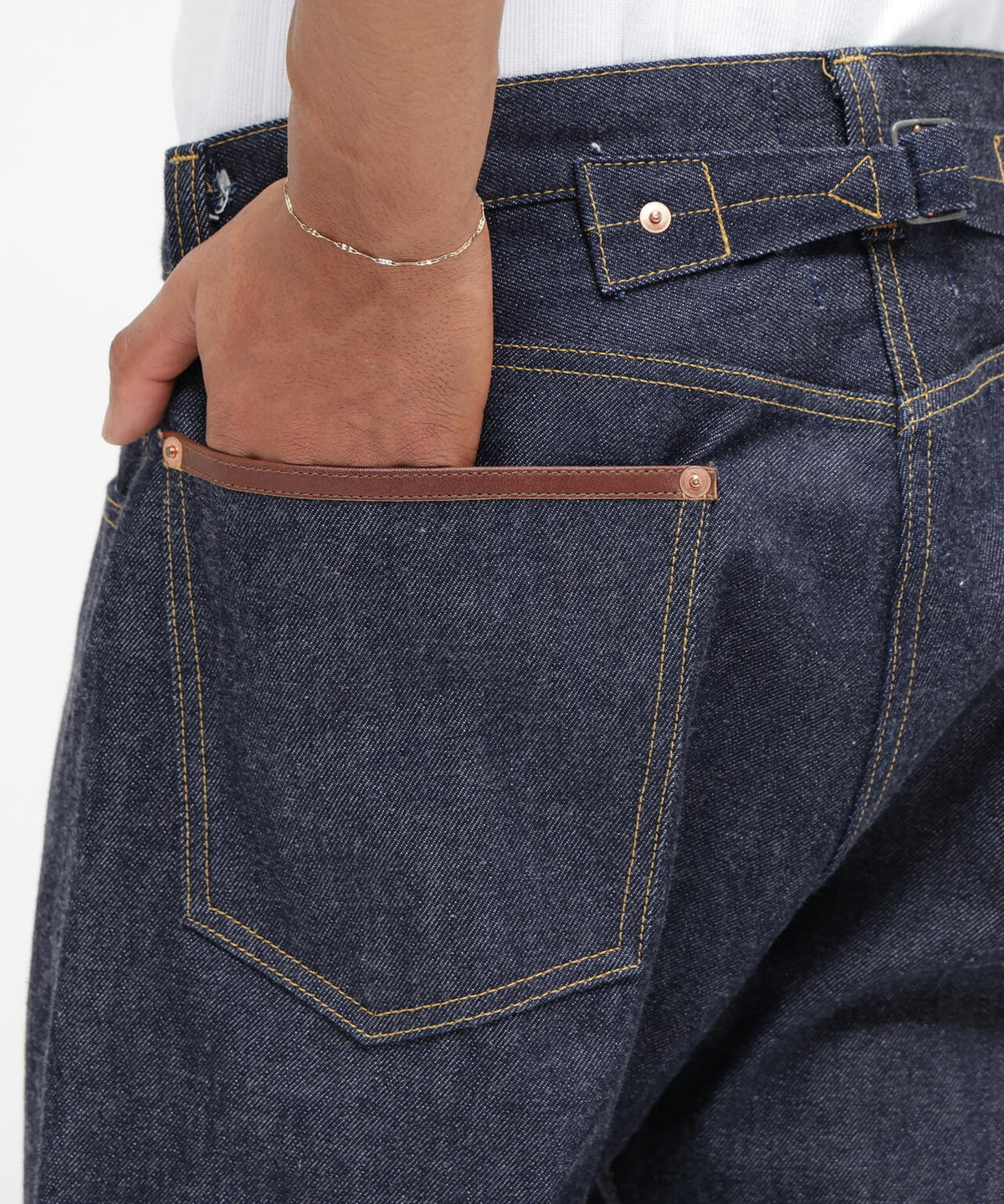 AVIREX HERITAGE DENIM Type-1 PANTS ”LEATHER”