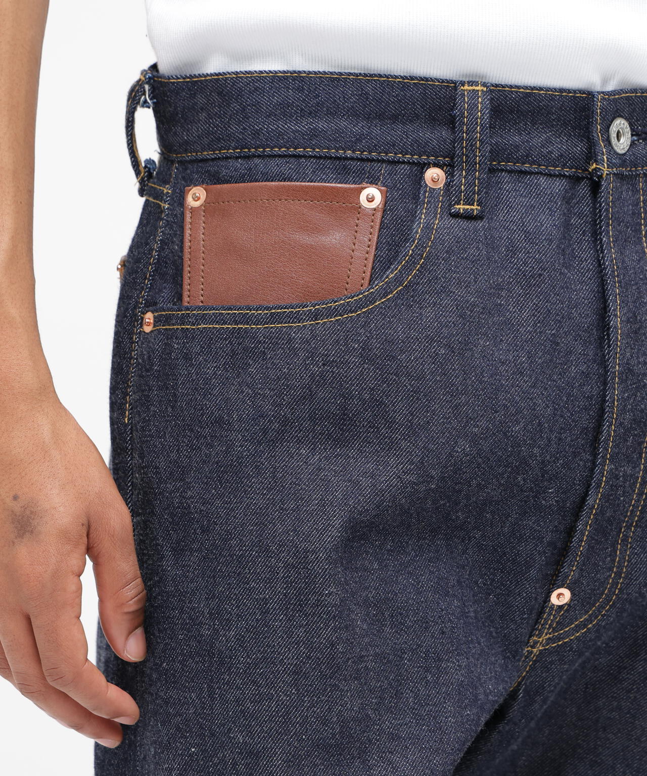 AVIREX HERITAGE DENIM Type-1 PANTS ”LEATHER”