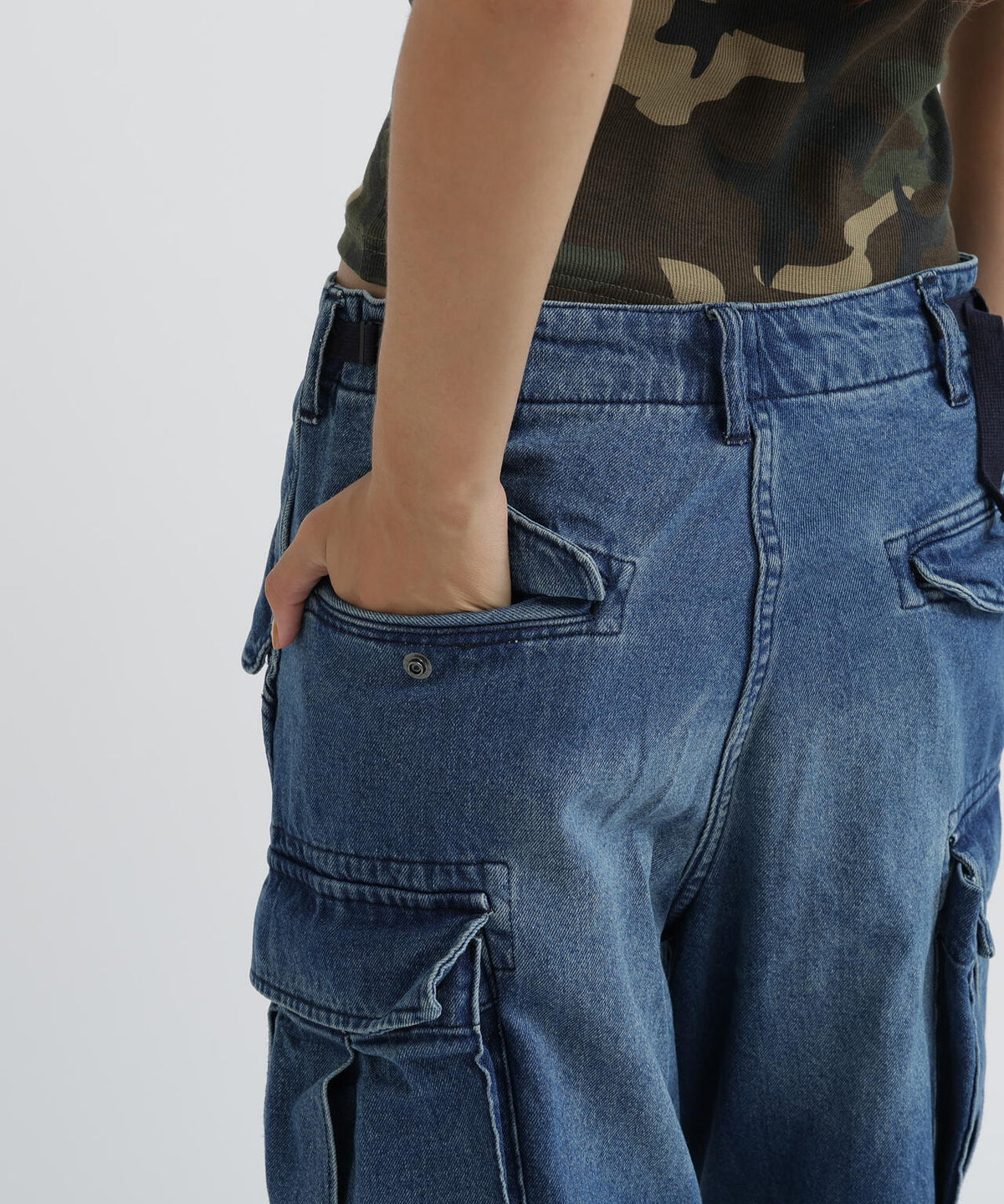 《WEB&DEPOT限定》M-65 FATIGUE DENIM PANTS