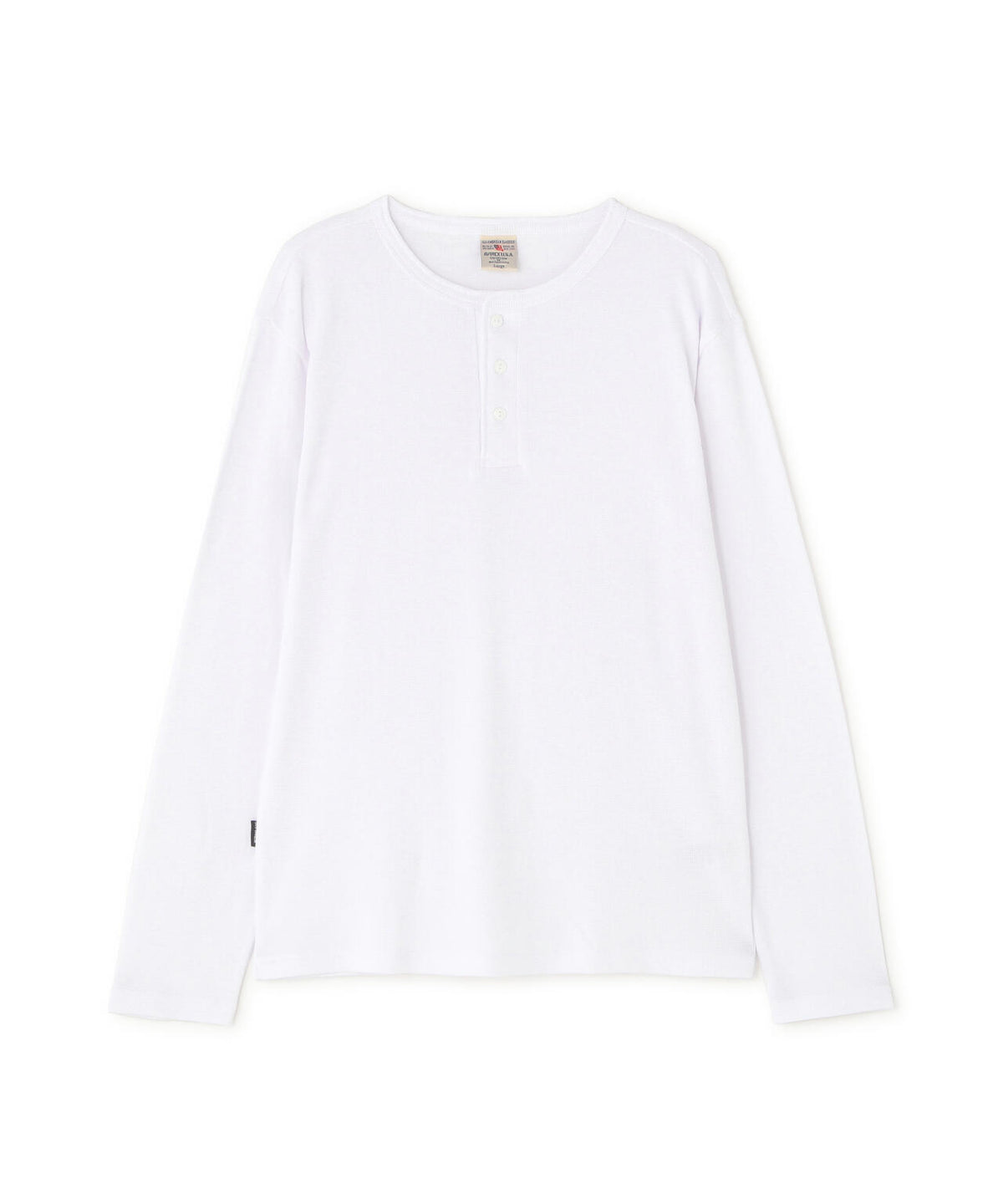 《DAILY/デイリー》MINI WAFFLE L/S HENLEY NECK T-SHIRT