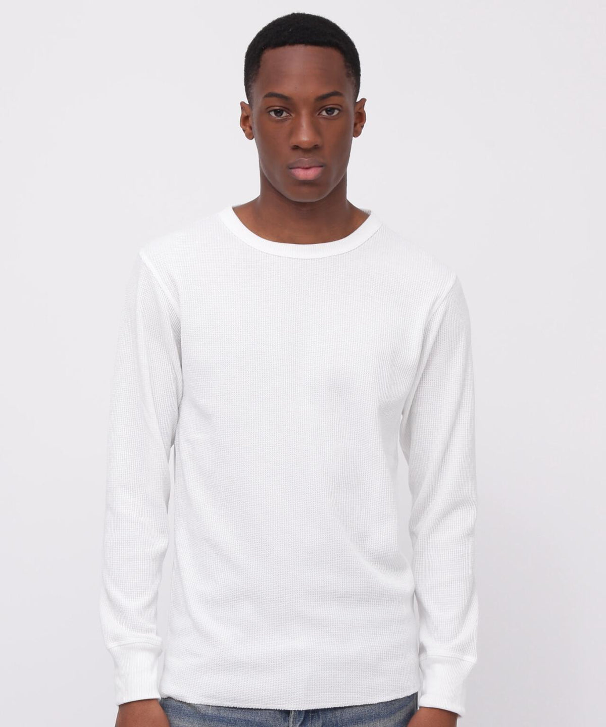 《DAILY/デイリー》L/S THERMAL CREW NECK T-SHIRT