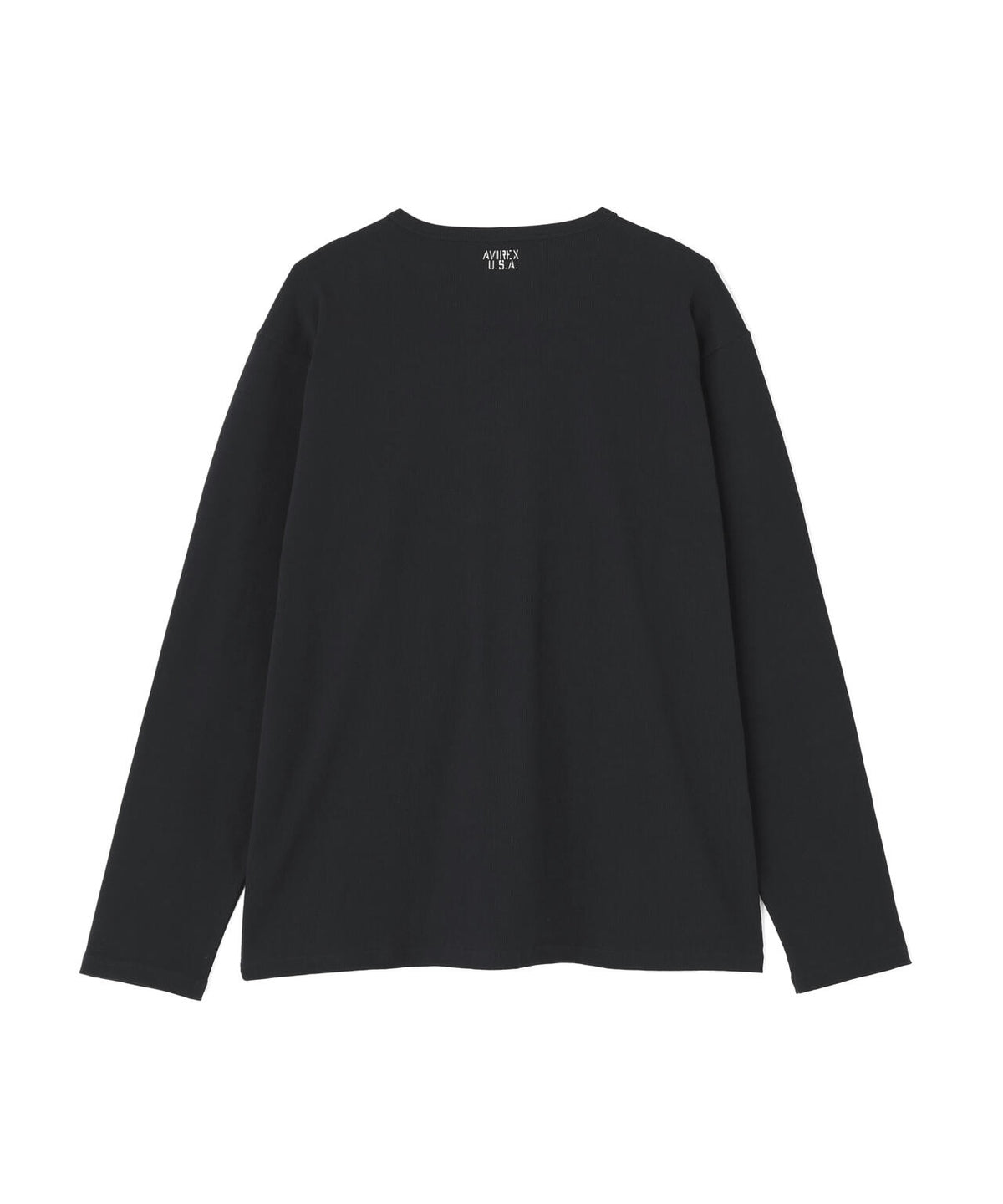 《DAILY/デイリー》BIG SIZE RIB L/S CREW NECK T-SHIRT