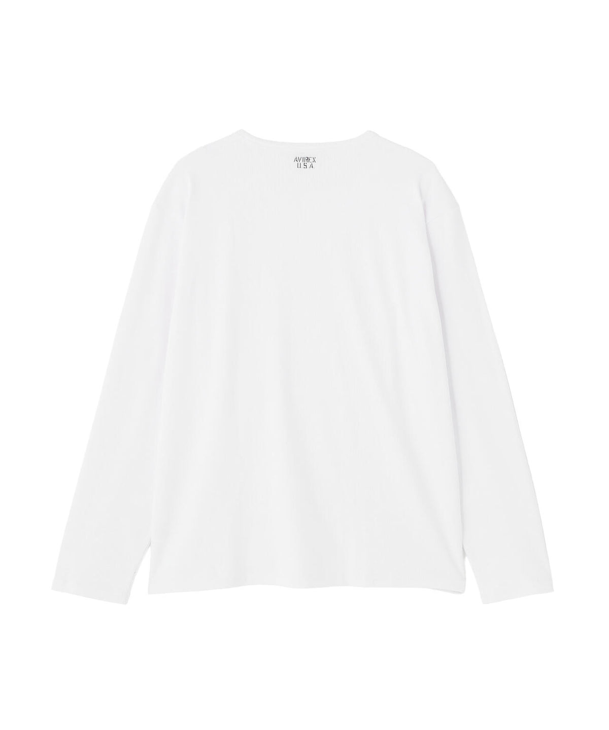 《DAILY/デイリー》BIG SIZE RIB L/S CREW NECK T-SHIRT