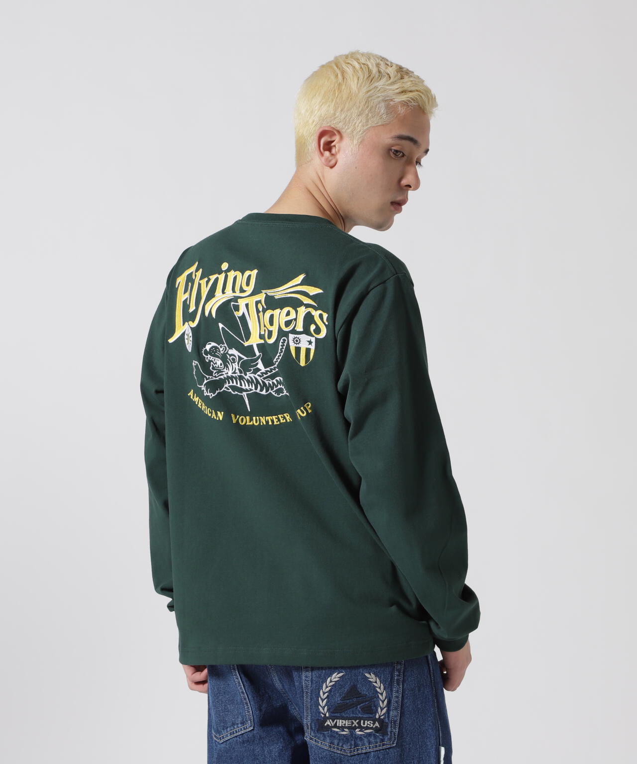 《WEB&DEPOT限定》MILITARY MOTIF LONGSLEEVE T-SHIRT