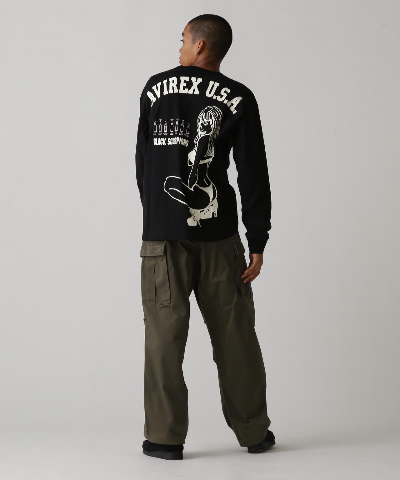 《WEB&DEPOT限定》BLACK SCORPIONS LONGSLEEVE T-SHIRT