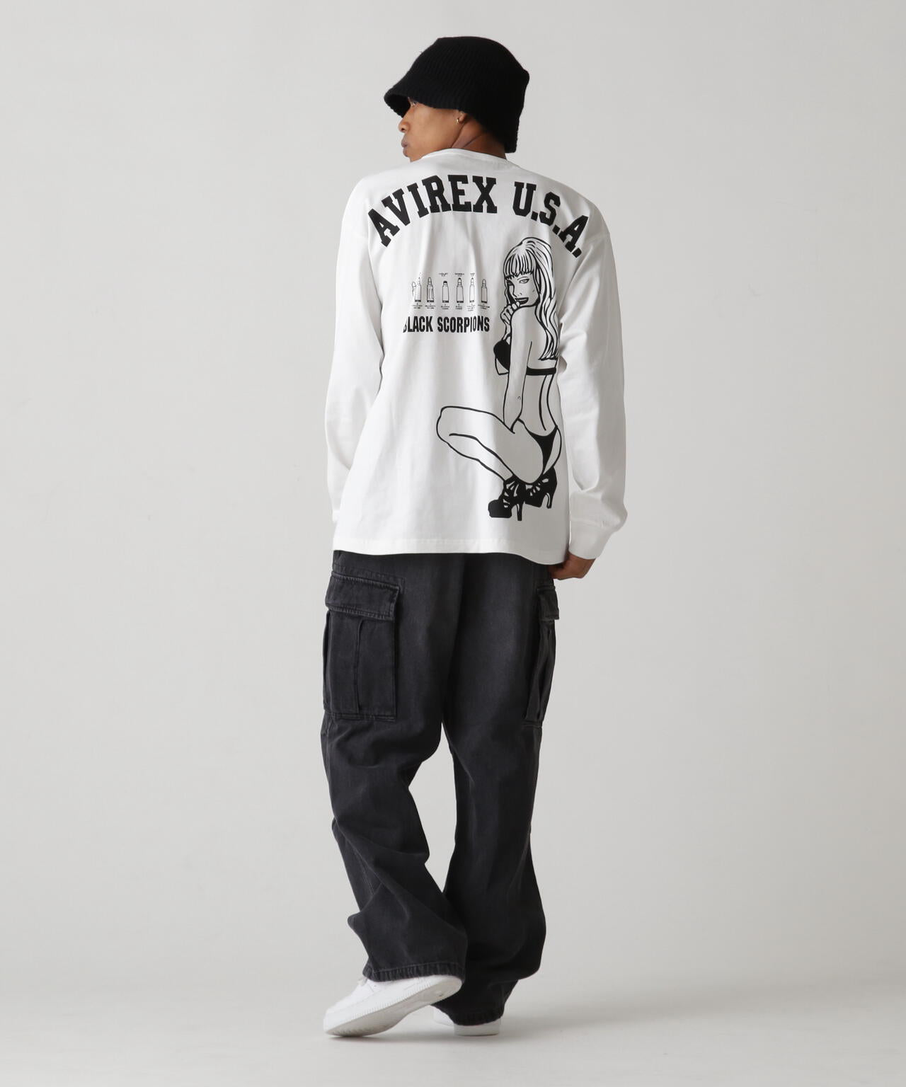 《WEB&DEPOT限定》BLACK SCORPIONS LONGSLEEVE T-SHIRT