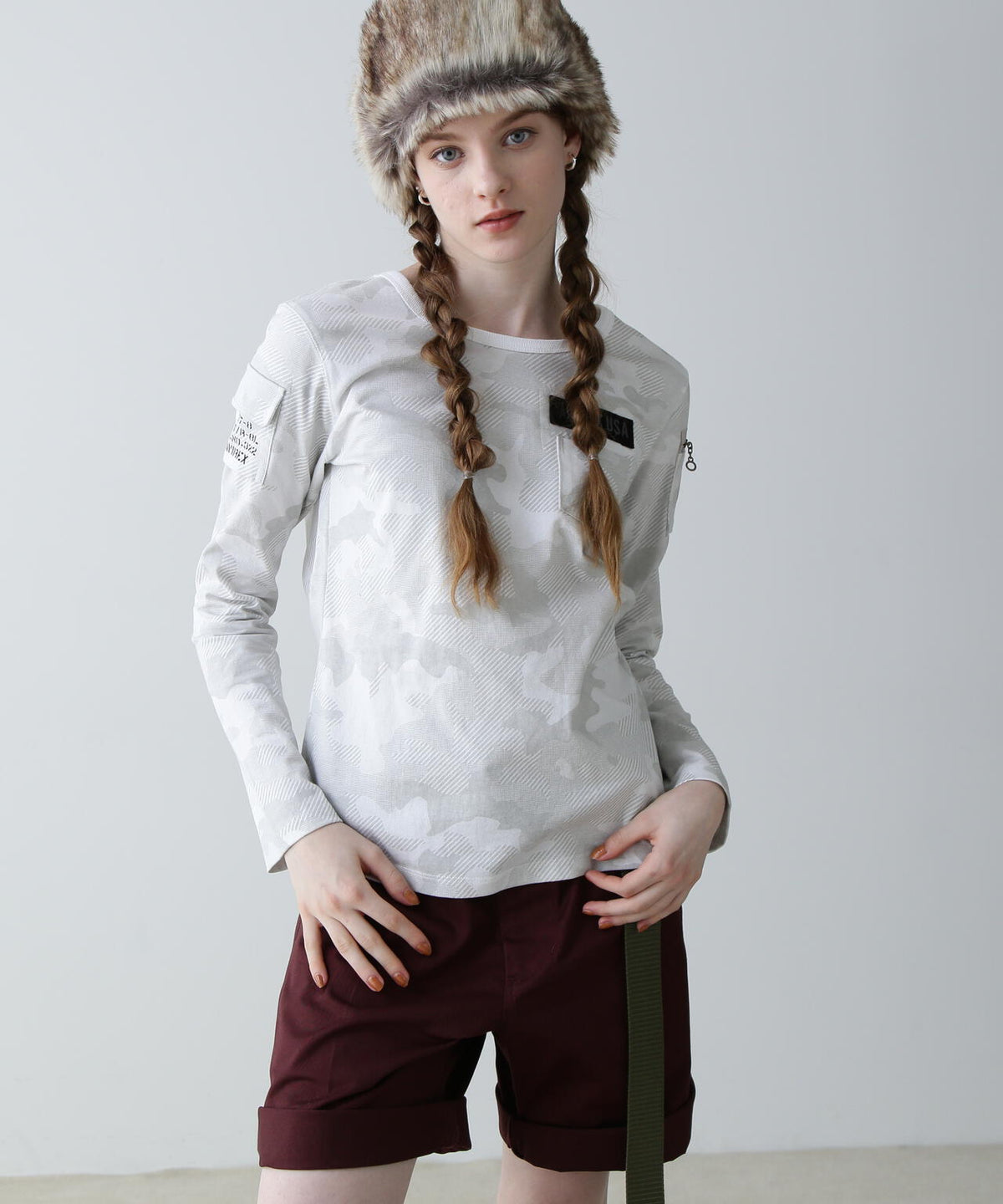 《WOMAN》FATIGUE L/S T-SHIRT