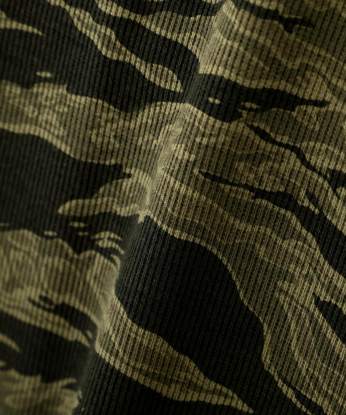 《WEB限定/DAILY/デイリー/WOMAN》RIB CAMO L/S CREW NECK T-SHIRT