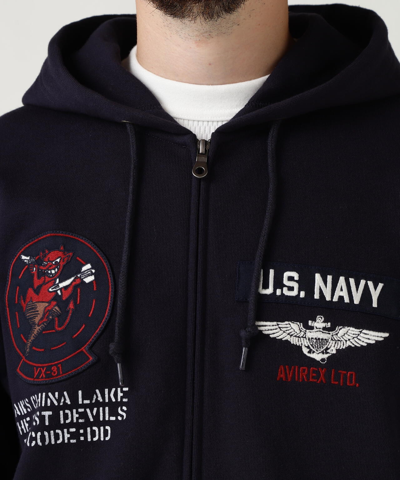 LONG SLEEVE ZIP PARKA DUST DEVILS