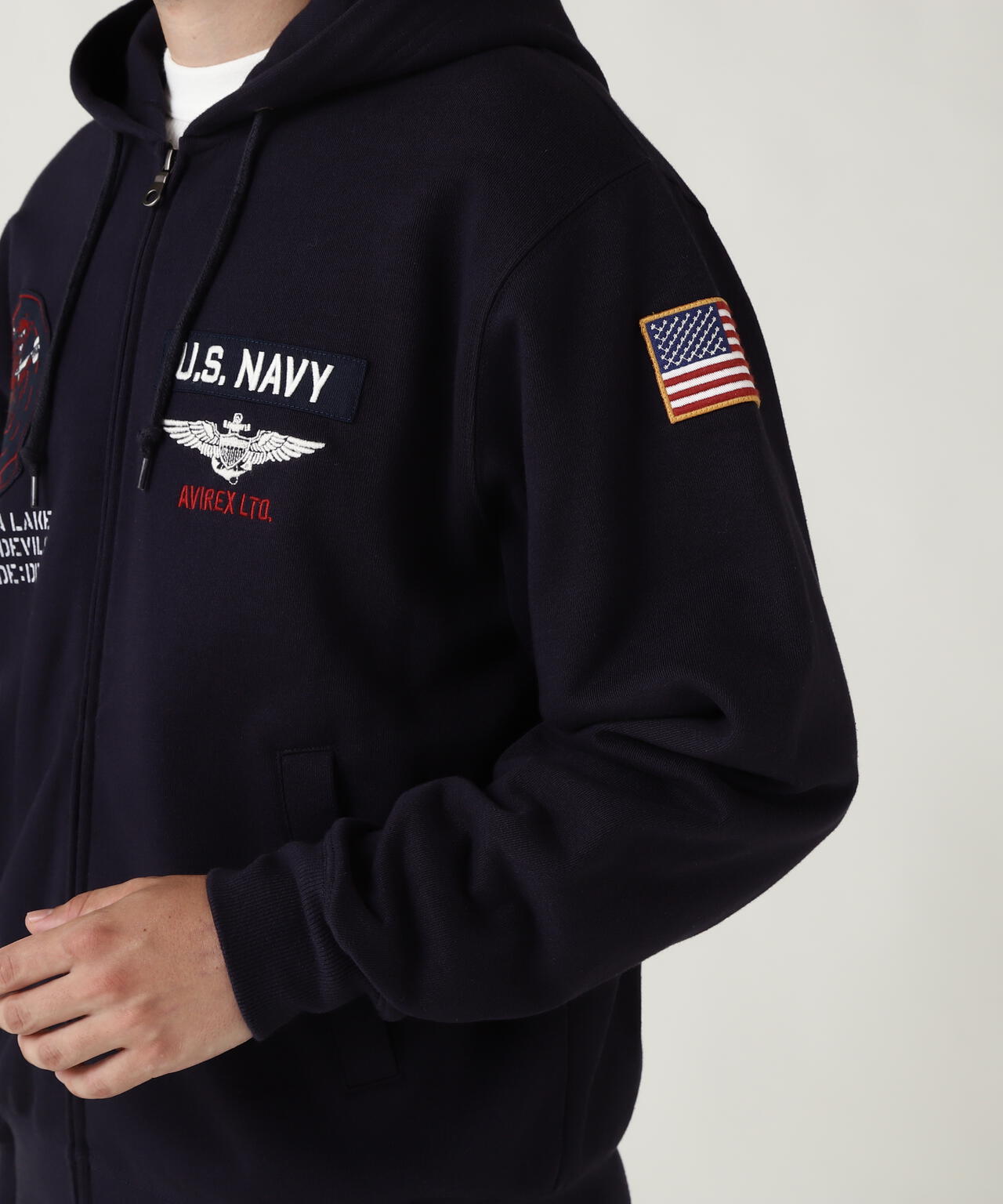 LONG SLEEVE ZIP PARKA DUST DEVILS